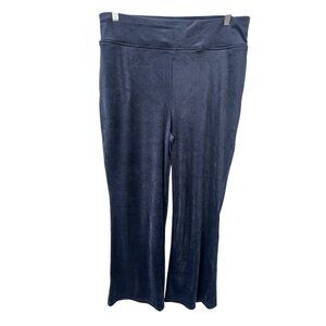 Cuddl Duds Size Extra Large Navy Velour Pants Comfortable Stretchy Lounge